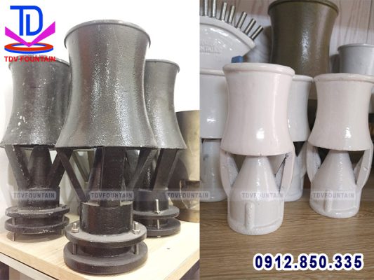 Đầu phun hình cây thông bằng đồng