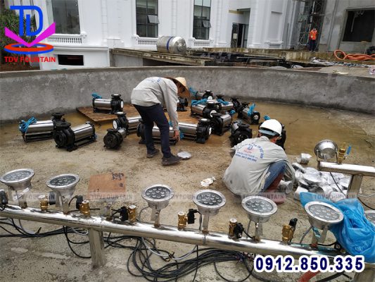 Lắp đặt thiết bị nhạc nước