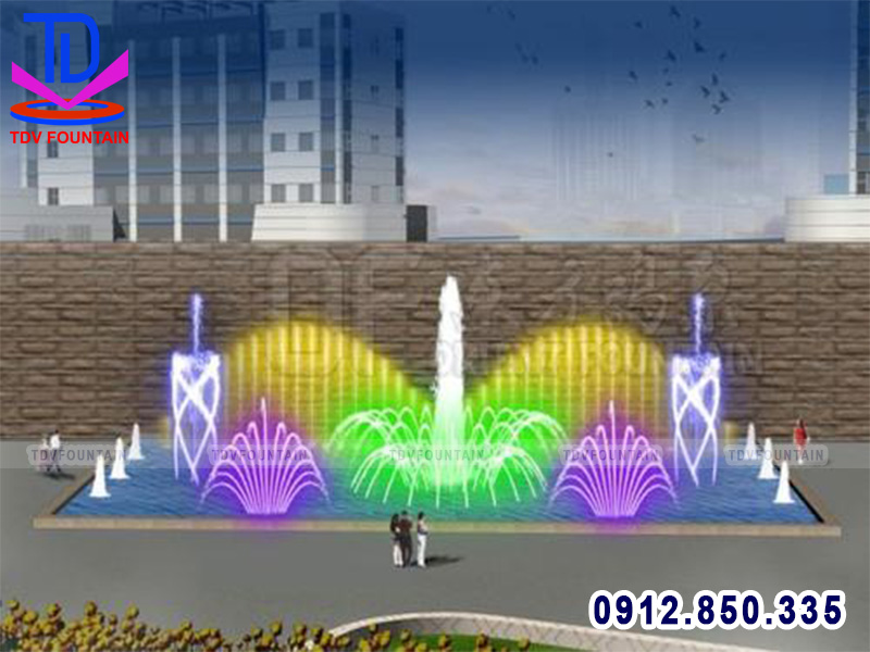 Nhạc nước bể hình chữ nhật