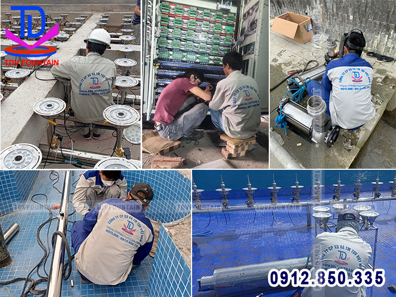 Thi công đài phun nước giá rẻ