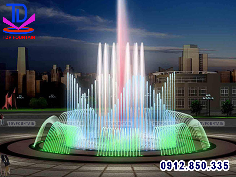 Thiết kế đài phun nước âm sàn