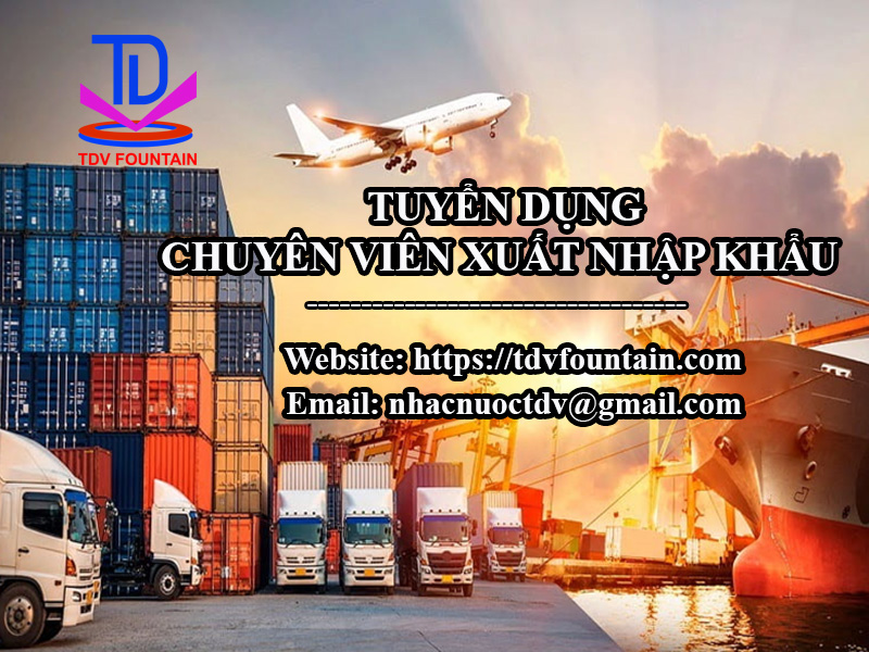 TDV tuyển dụng 1 nhân viên xuất nhập khẩu