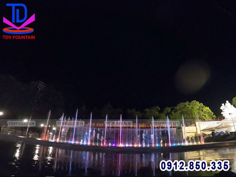Chạy thử hoạt động nhạc nước âm sàn