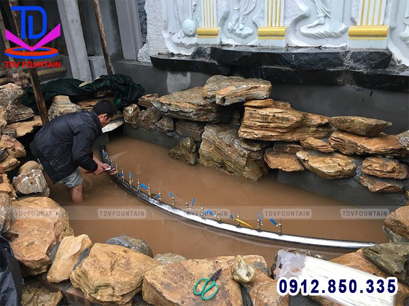 Đài phun nước sân vườn biệt thự