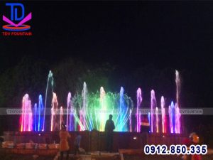 Đài phun nước thành phố sông Công - Thái Nguyên