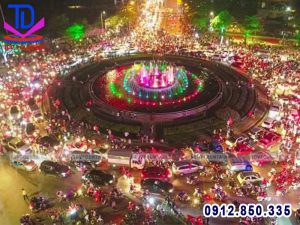Đài phun nước trung tâm thành phố Thái Nguyên
