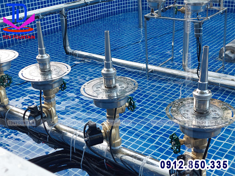 Giàn phun tia nhạc nước Risemount Primier Resort