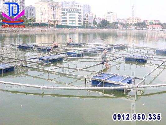 Hệ thống phun nước phao nổi cho sông hồ