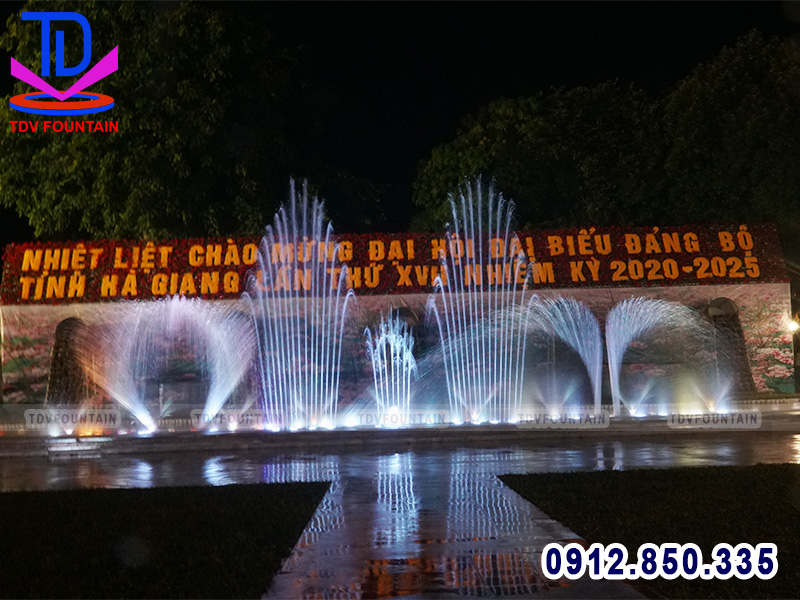Hiệu ứng phun nước chuối kiểng