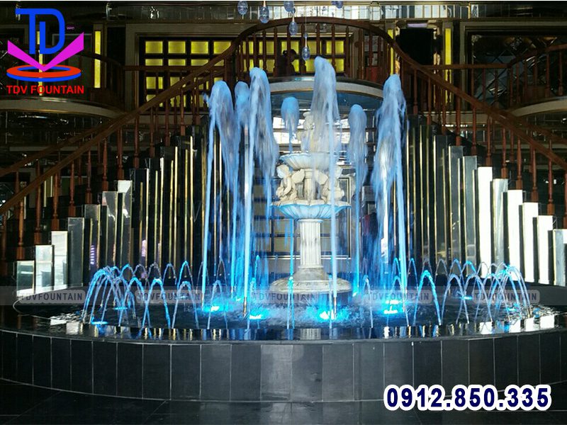 Lắp đặt đài phun nước quán Karaoke Dragon