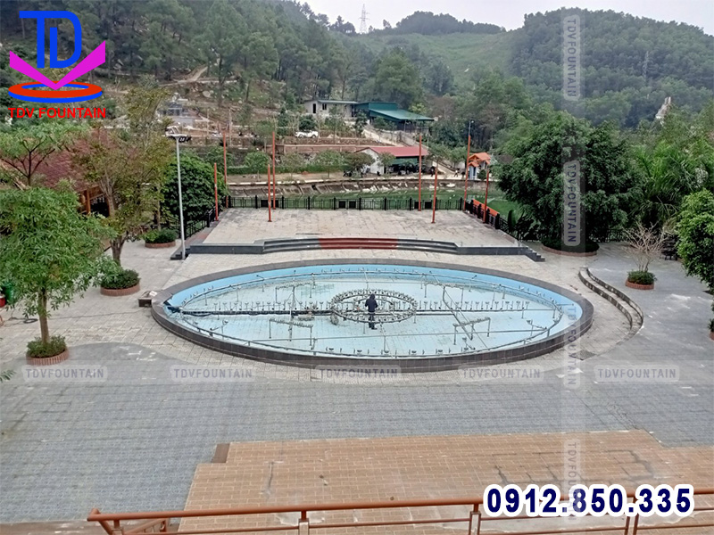 Lắp đặt thiết bị Nhạc nước khu sinh thái Hải Thượng