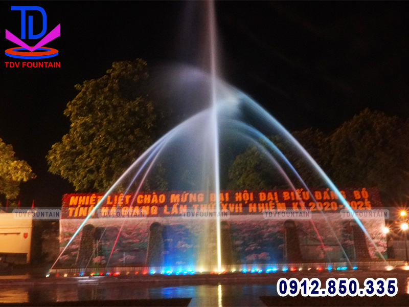 Quảng trường nhạc nước 26/3 TP Hà Giang