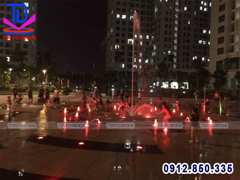 Sàn phun nước KĐT An Bình city