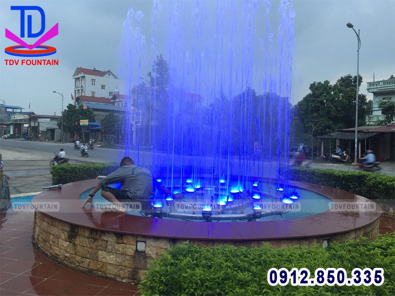 Thi công đài phun nước trung tâm thương mại Bình An