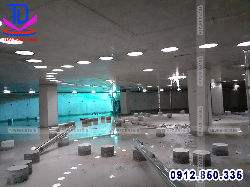 Thi công hệ thống thiết bị sàn nhạc nước