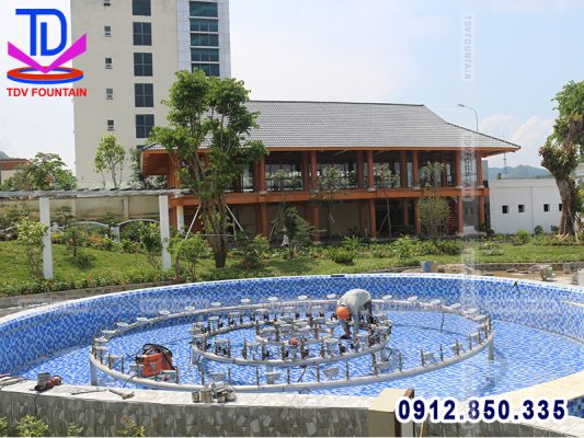Thi công lắp đặt thiết bị nhạc nước Hoàng Nhâm