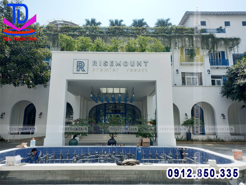 Thi công nhạc nước nhạc nước Risemount Primier Resort