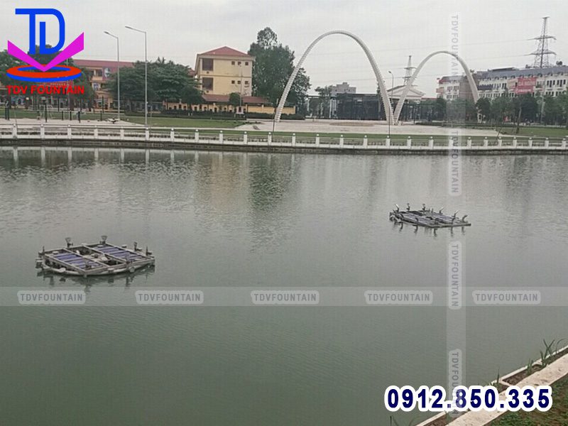 Thiết bị đài phun nước phao nổi