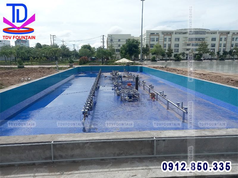 Thiết kế thi công nhạc nước quảng trường Võ Nguyên Giáp