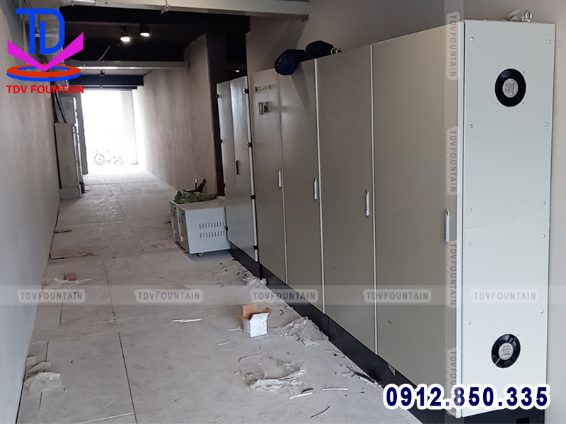 Tủ điện nhạc nước âm sàn khu đô thị Phương Đông