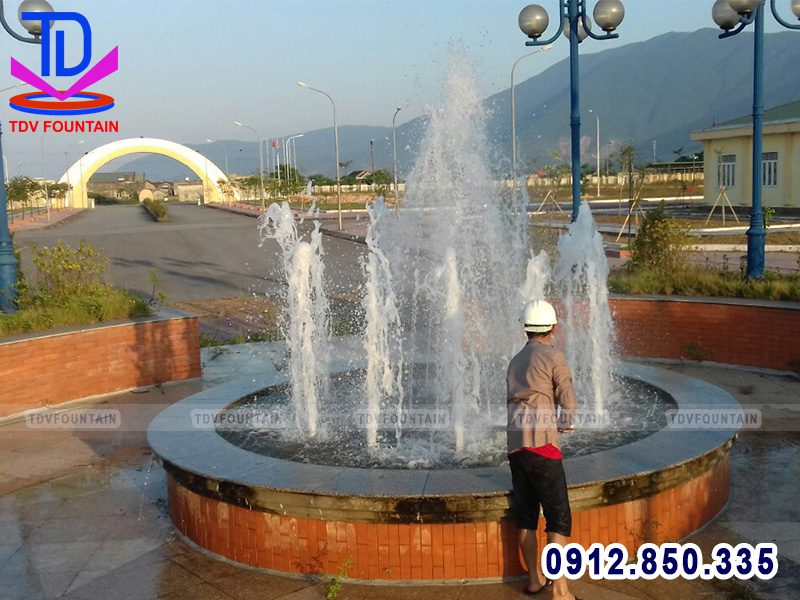 Căn chỉnh vòi phun nước