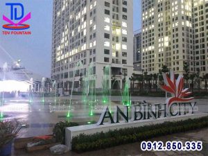 Đài phun nước âm sàn khu đô thị An Bình city