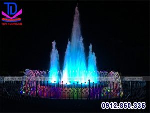 Đài phun nước hình tròn quảng trường Bắc Sơn