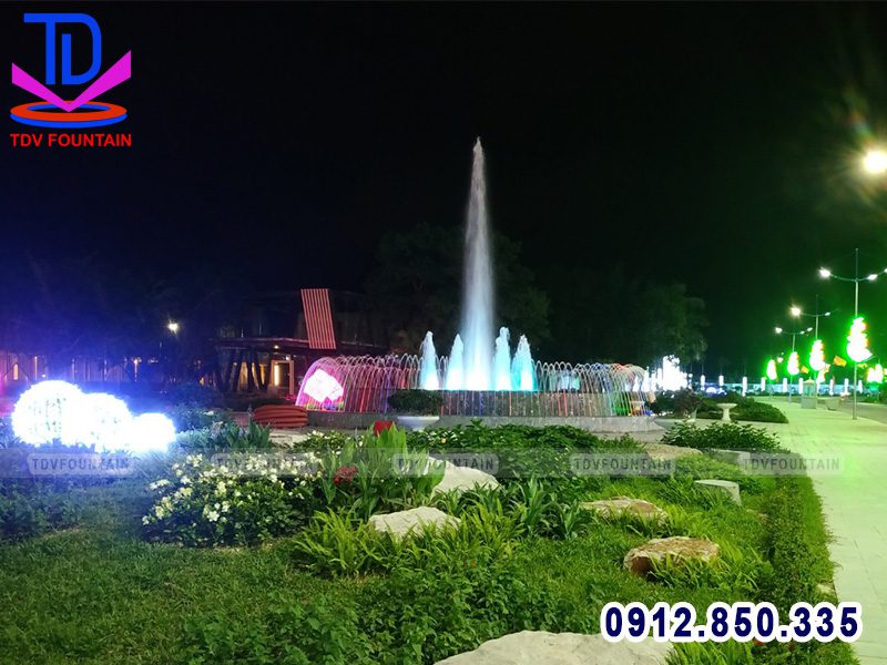 Đài phun nước khu đô thị Phương Đông - Vân Đồn