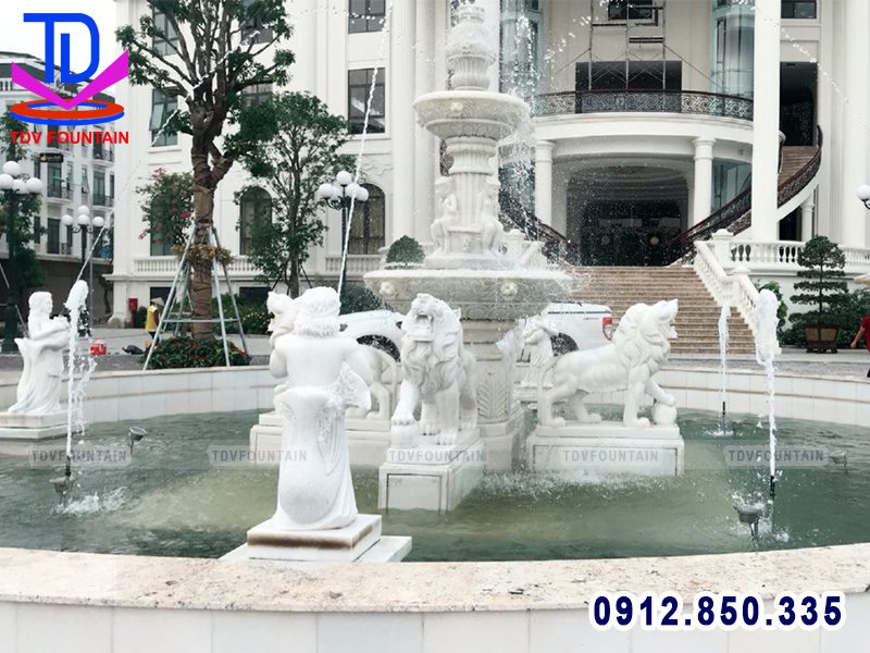 Đài phun nước trung tâm tiệc cưới Đại Hoàng Sơn - Bắc Giang