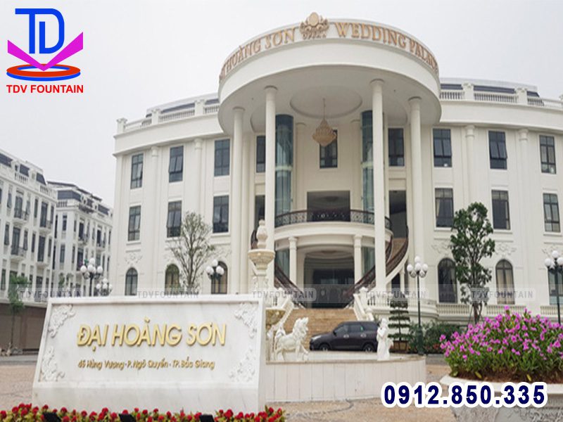 Đài phun nước trung tâm tiệc cưới Đại Hoàng Sơn