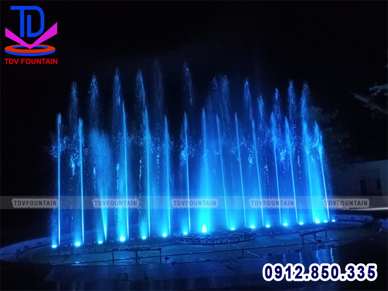 Hiệu ứng bắn đuổi nhạc nước khu sinh thái Hải Thượng