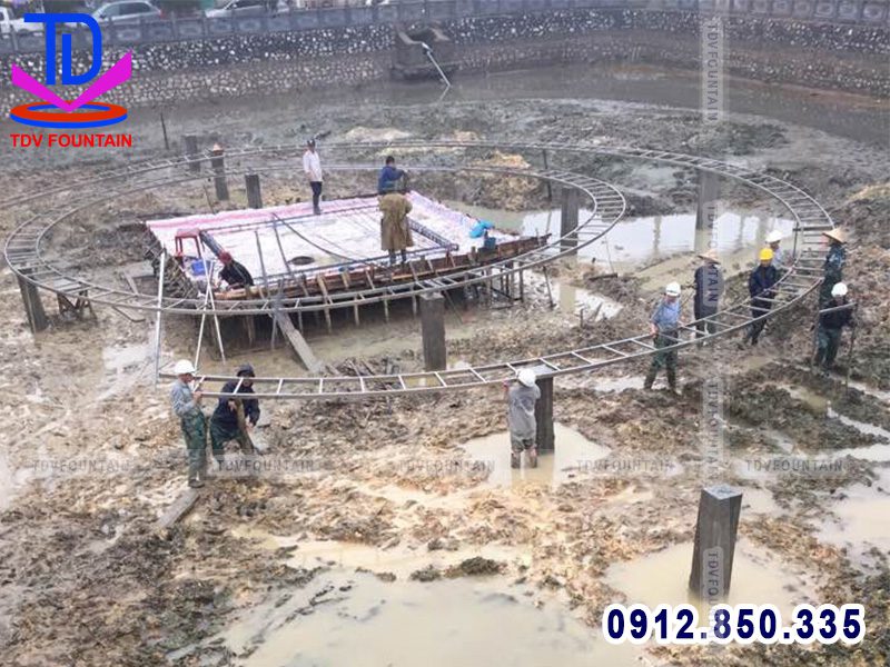 Lắp đặt hệ thống giàn phun nước