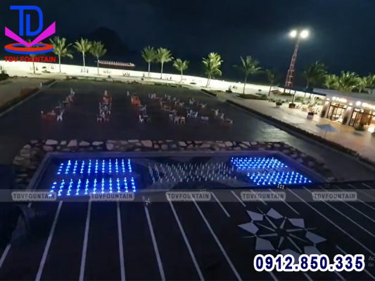 Sàn nhạc nước ma trận khu đô thị Phương Đông Vân Đồn