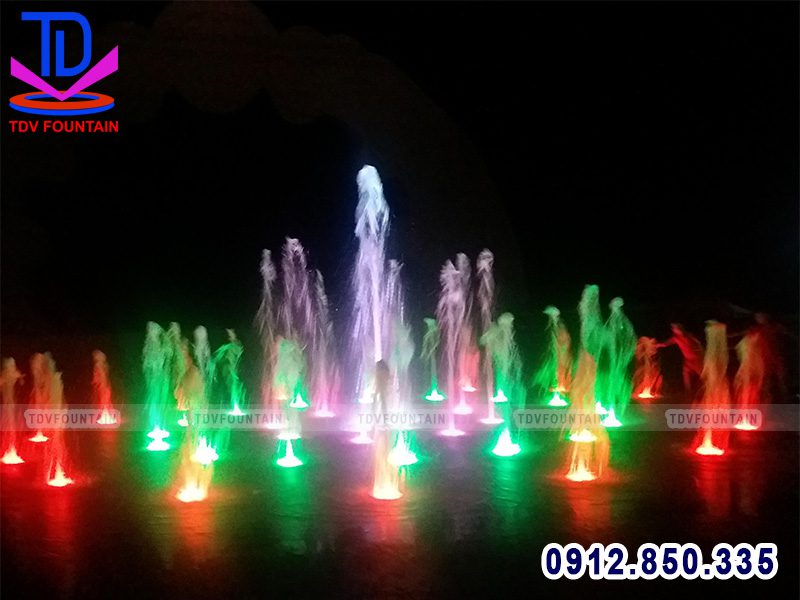 Sàn phun nước khu du lịch biển Xuân Thành