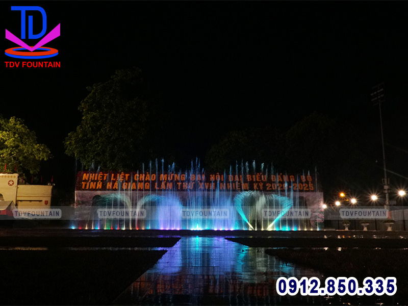 Test thử hoạt động quảng trường nhạc nước 26/3