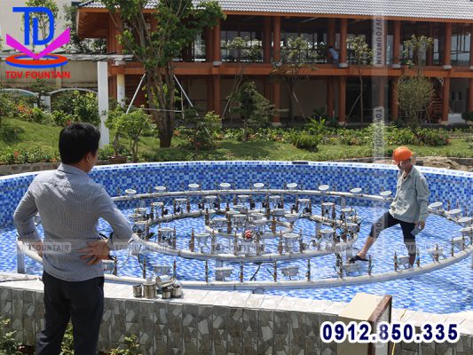 Thi công nhạc nước Hoàng Nhâm