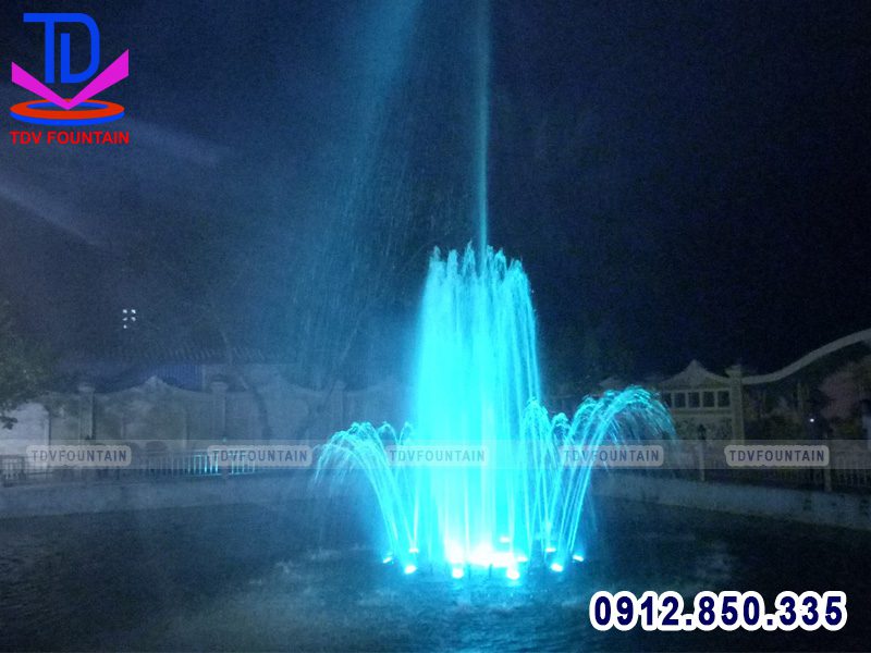 Đài phun nước phao nổi mini biệt thự Ý yên