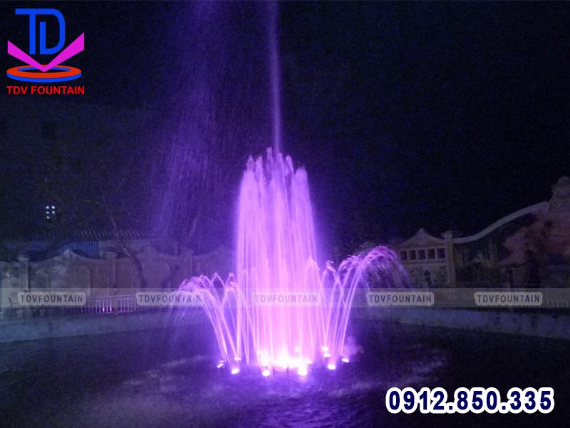Đài phun nước phao nổi mini sân vườn biệt thự