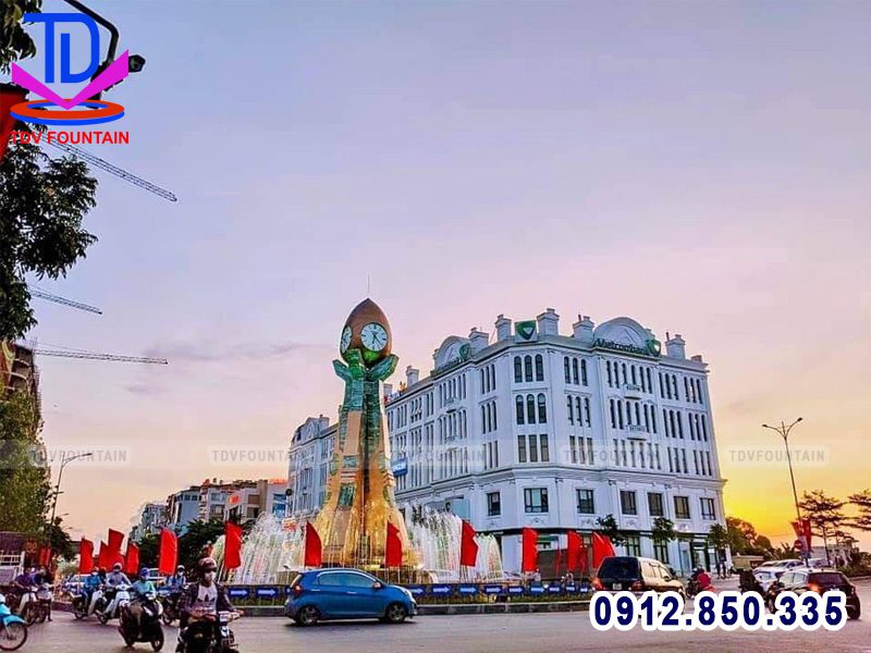 Đài phun nước vòng xuyến Từ Sơn