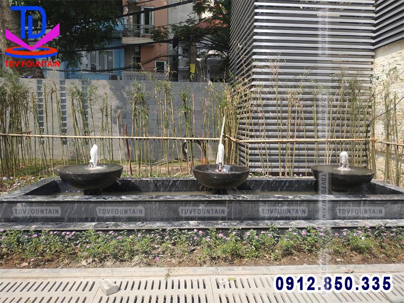 Chậu phun nước mini tại Cảm Hội - Hà Nội