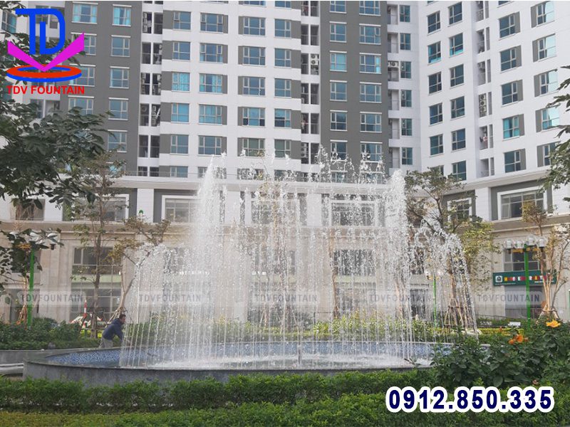Đài phun nước chung cư Ciputra KĐT Nam Thăng Long