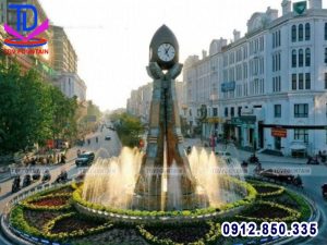 Đài phun nước cột đồng hồ Từ Sơn - Bắc Ninh