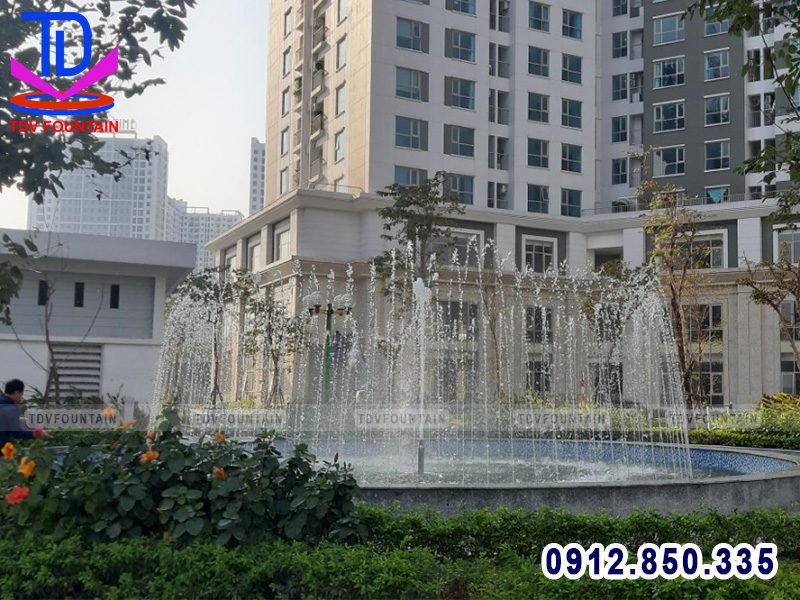 Đài phun nước khu đô thị Nam Thăng Long