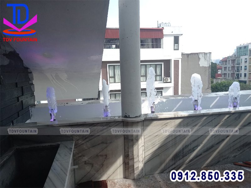 Đài phun nước mini ban công biệt thự