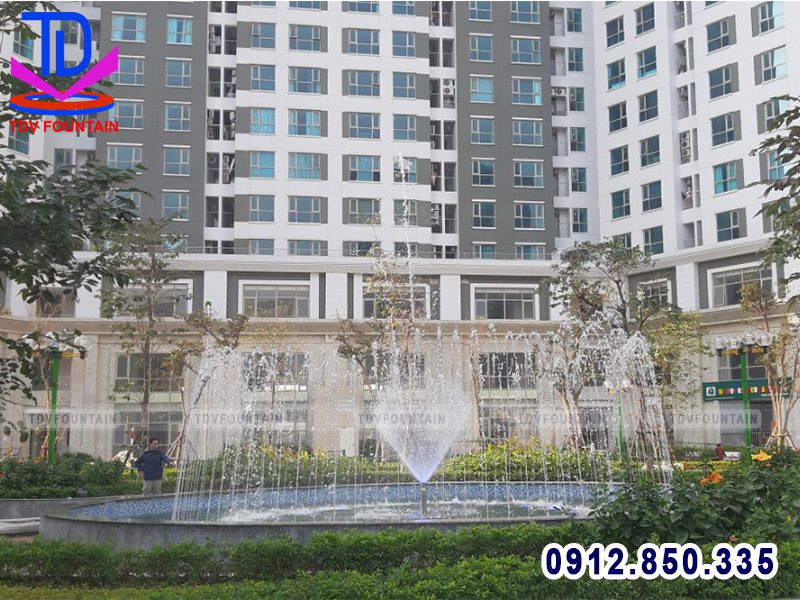 Thi công Đài phun nước chung cư Ciputra