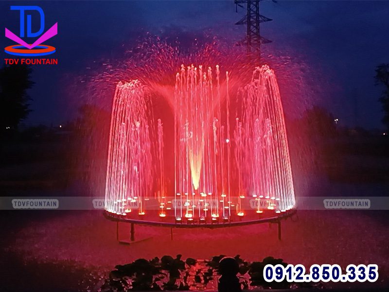 Đài phun nước mini sân vườn biệt thự Củ Chi