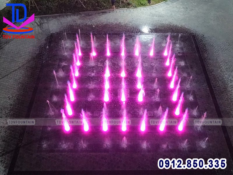 Sân phun nước công viên Artemis Chiềng An
