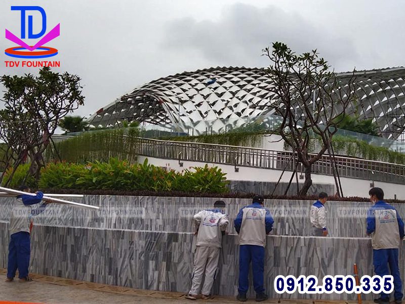 Lắp đặt thiết bị đài phun