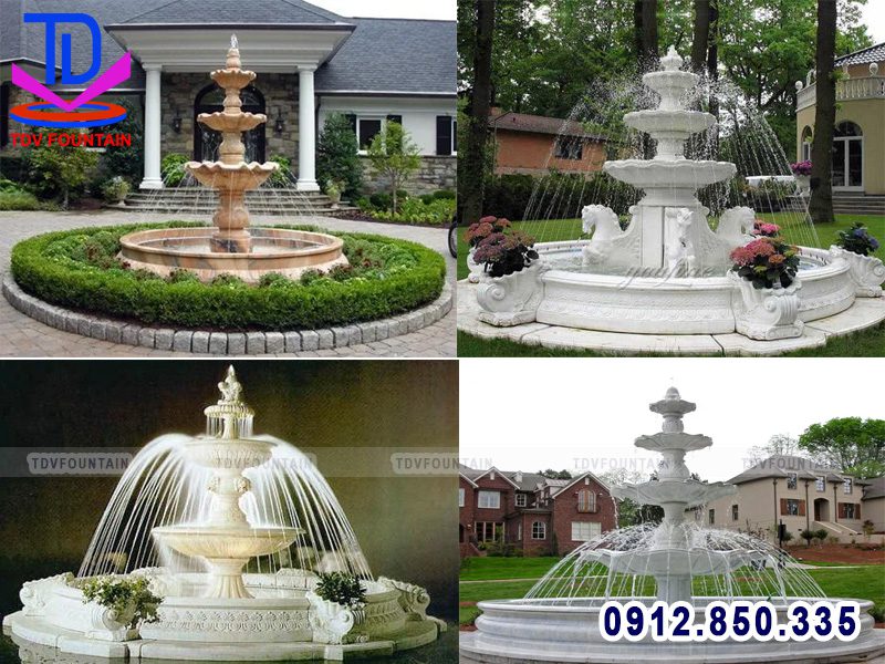Đài phun nước bằng đá