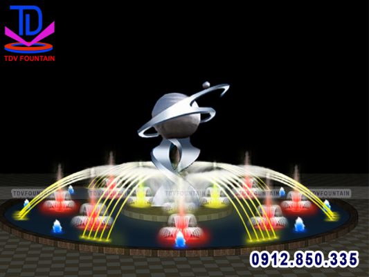 Đài phun nước có tượng